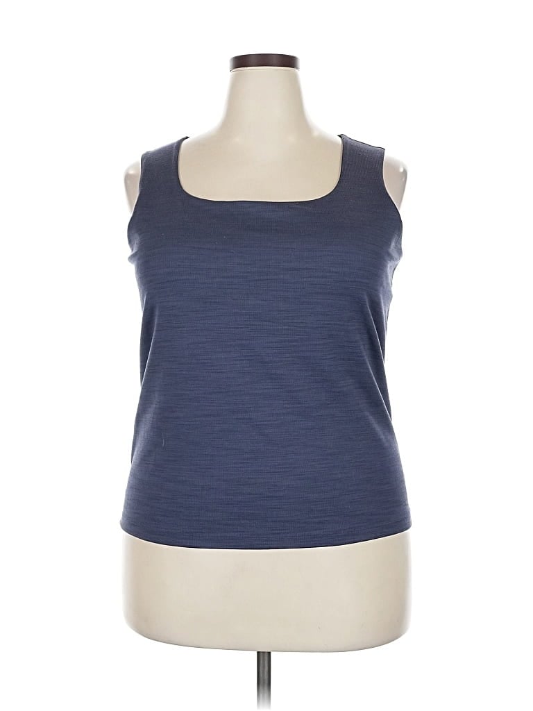 EDDIE BAUER Pre-owned Sleeveless Top Blue Scoop Neck Tops