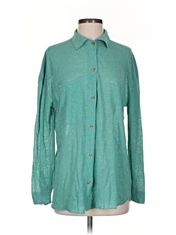 SWTR Long Sleeve Button-Down Shirt (view 1)