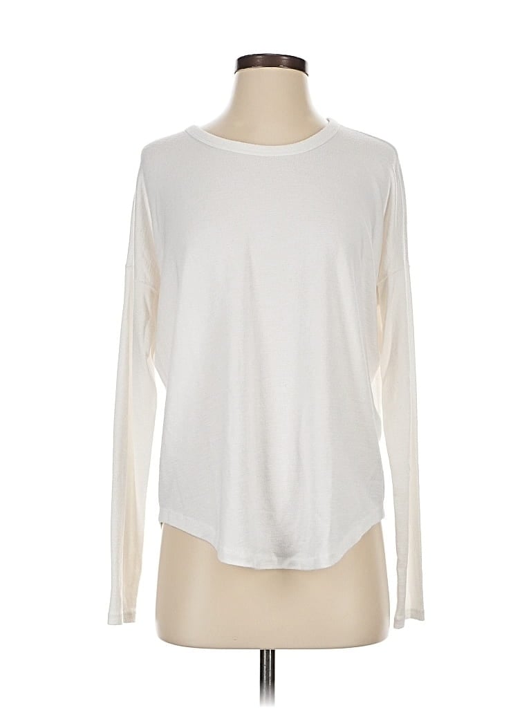 Pre-owned Rag & Bone Long Sleeve T-shirt In White