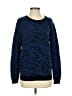 Torn by Ronny Kobo Animal Print Blue Pullover Sweater Size S (petite) - photo 1