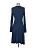 Max Studio Blue Casual Dress Size S - photo 2