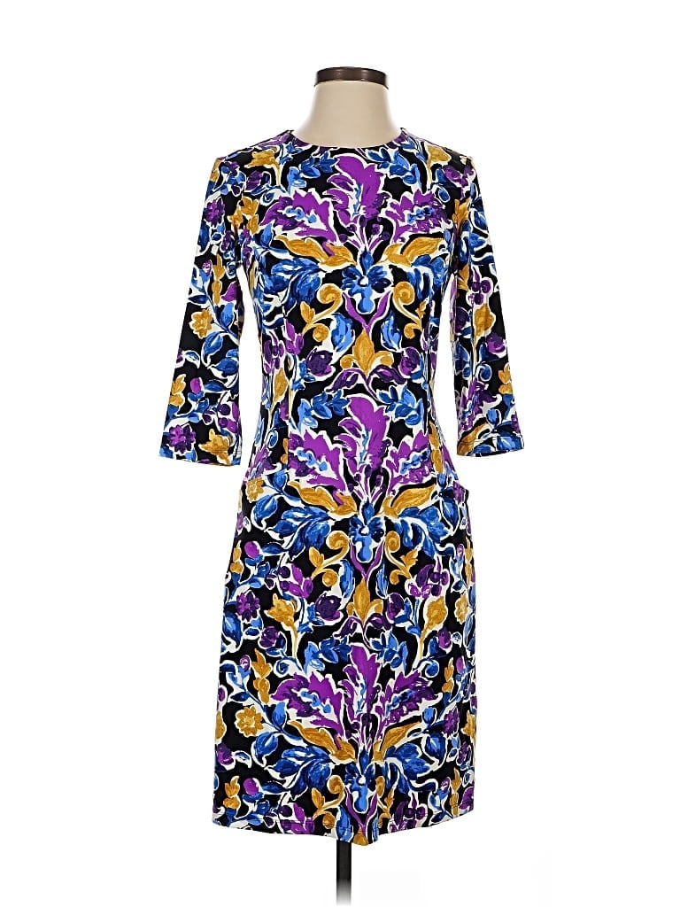 Pre-owned J. Mclaughlin Cocktail Dress In Purple