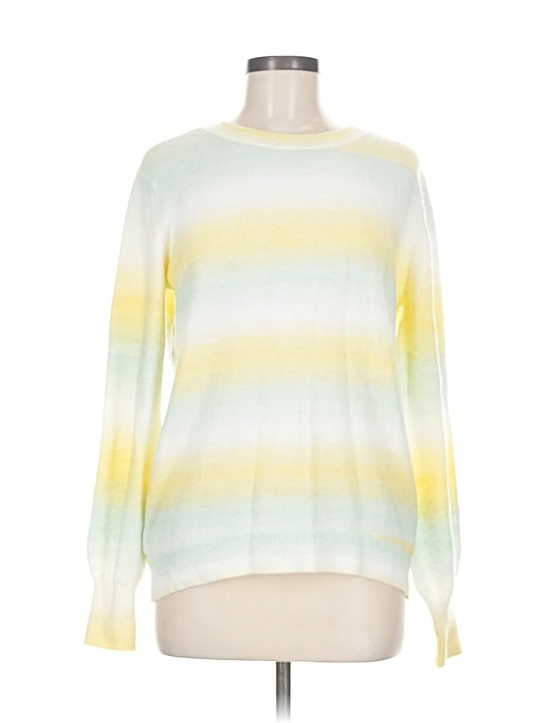 Pre-owned Ann Taylor Loft Pullover Sweater In Yellow