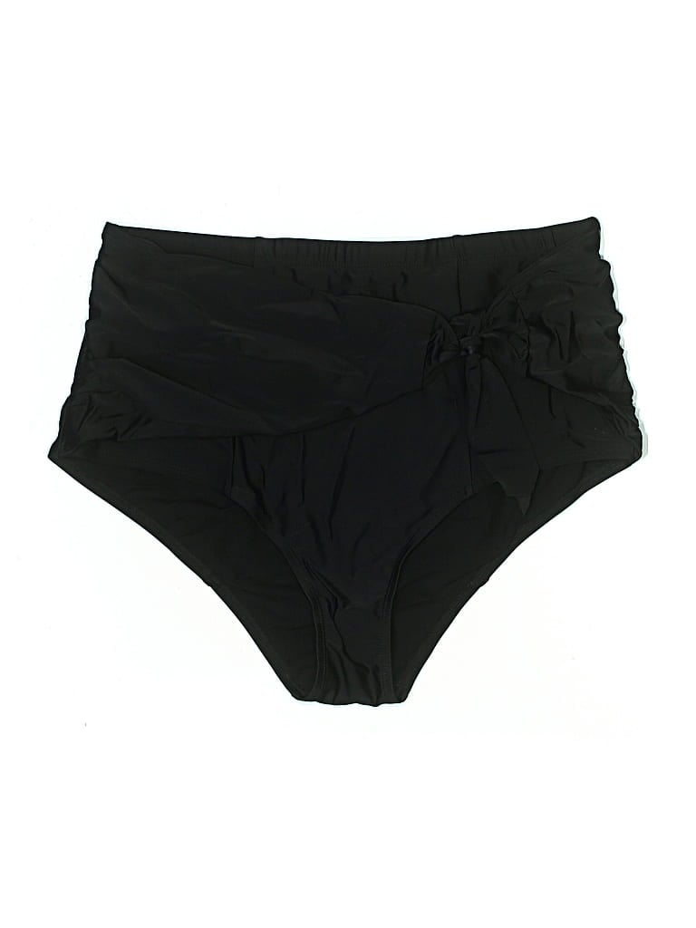 Pre-owned Torrid Swimsuit Bottoms In Black