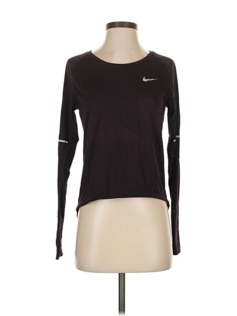 NIKE Pre-owned Long Sleeve T-shirt In Black