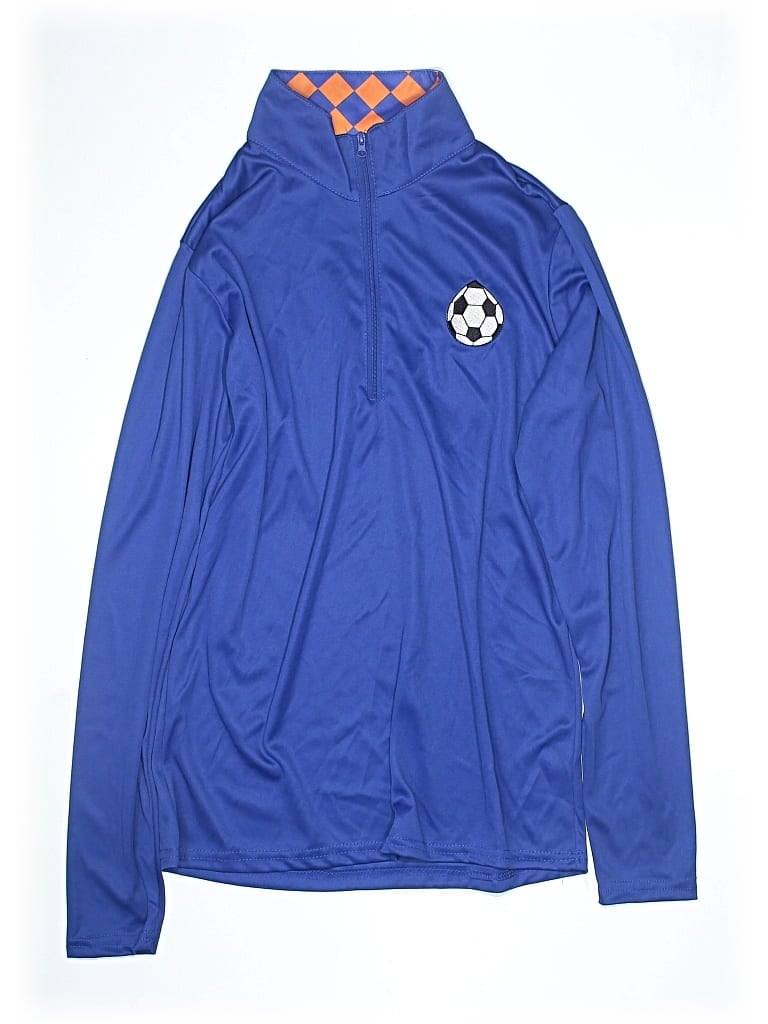 Pre-owned Unbranded Kids' Windbreaker Jacket In Blue