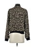 Stella & Dot 100% Polyester Animal Print Gold Jacket Size S - photo 2