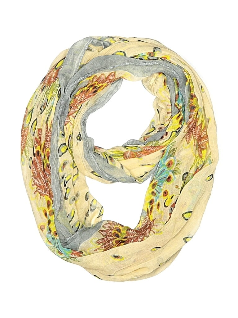Pre-owned Assorted Brands Scarf In Yellow