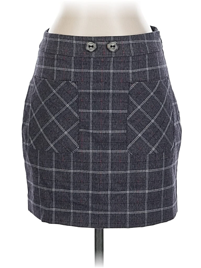 Pre-owned Express Casual Skirt In Gray