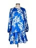 Alexis 100% Polyester Blue Casual Dress Size S - photo 1
