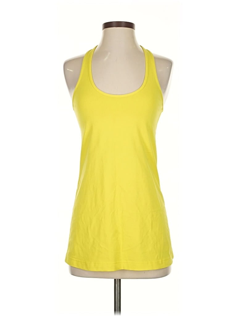 Pre-owned Lululemon Athletica Active Tank Top In Yellow