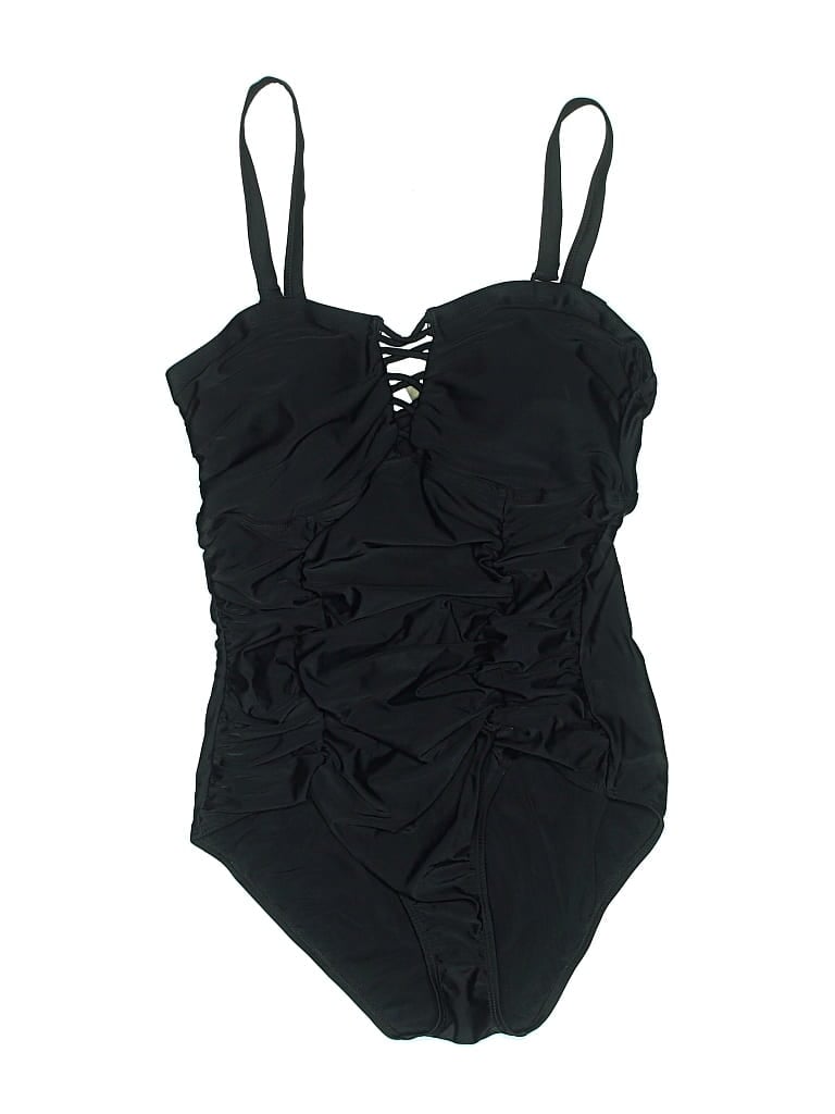Pre-owned Torrid One Piece Swimsuit In Black