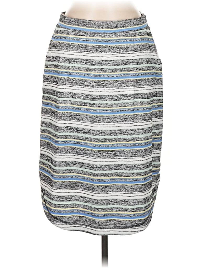 Pre-owned T By Talbots Casual Skirt In Silver