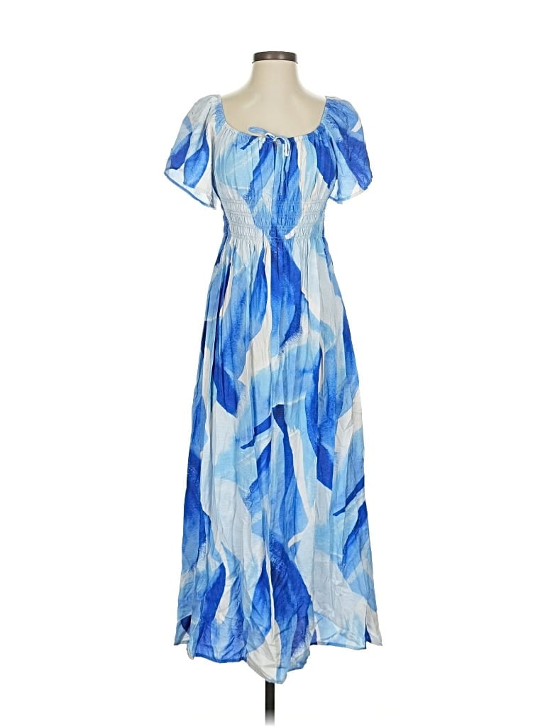 Pre-owned H&m Casual Dress In Blue