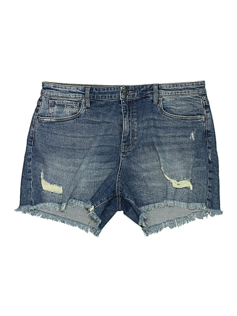 Pre-owned Kut From The Kloth Denim Shorts In Blue