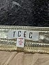 TCEC 100% Polyurethane Metallic Silver Gold Casual Skirt Size M - photo 3