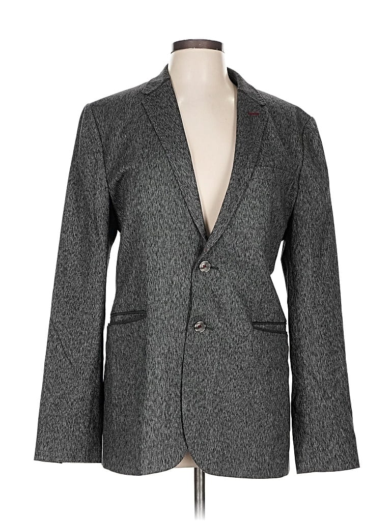 Pre-owned Ted Baker Blazer Jacket In Gray