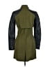 Rebecca Minkoff 100% Polyester Green Coat Size XS - photo 2
