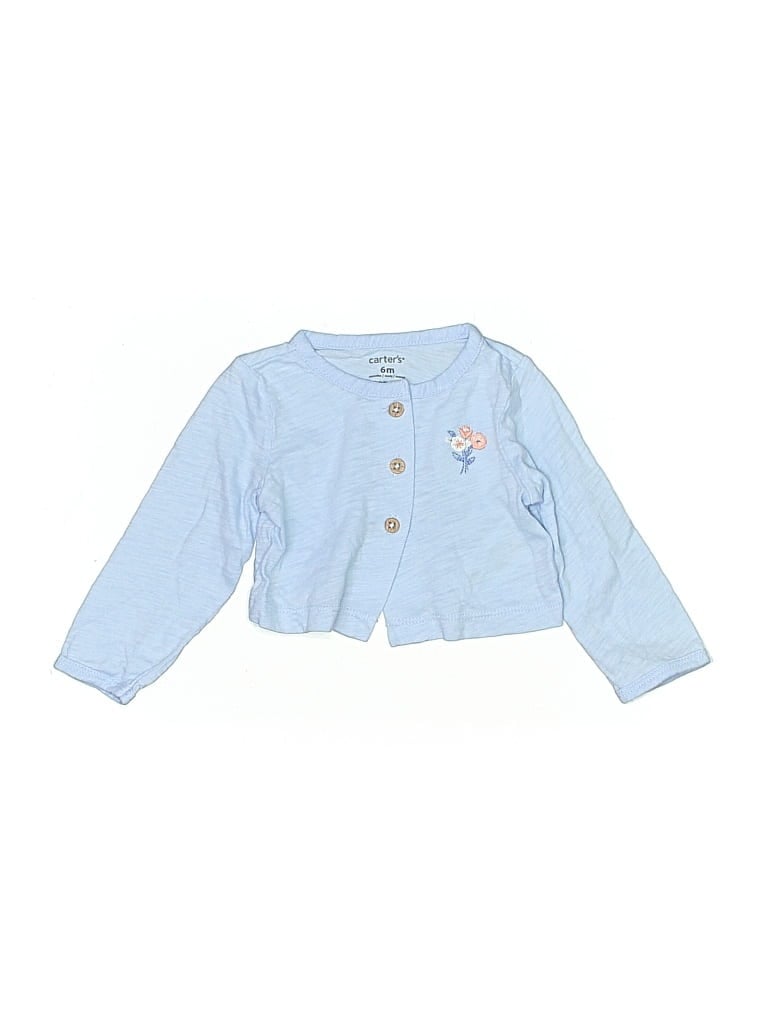 Pre-owned Carter's Babies' Cardigan Sweater In Blue