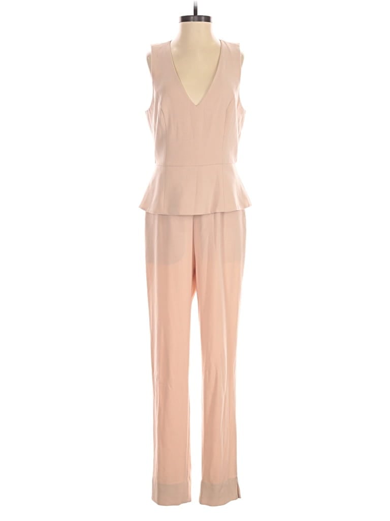 Pre-owned Bcbgmaxazria Jumpsuit In Brown