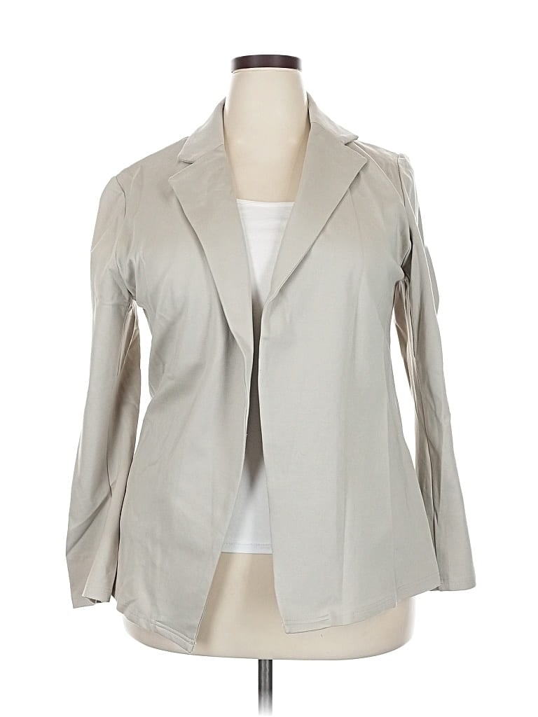 Pre-owned Unbranded Blazer Jacket In Gray