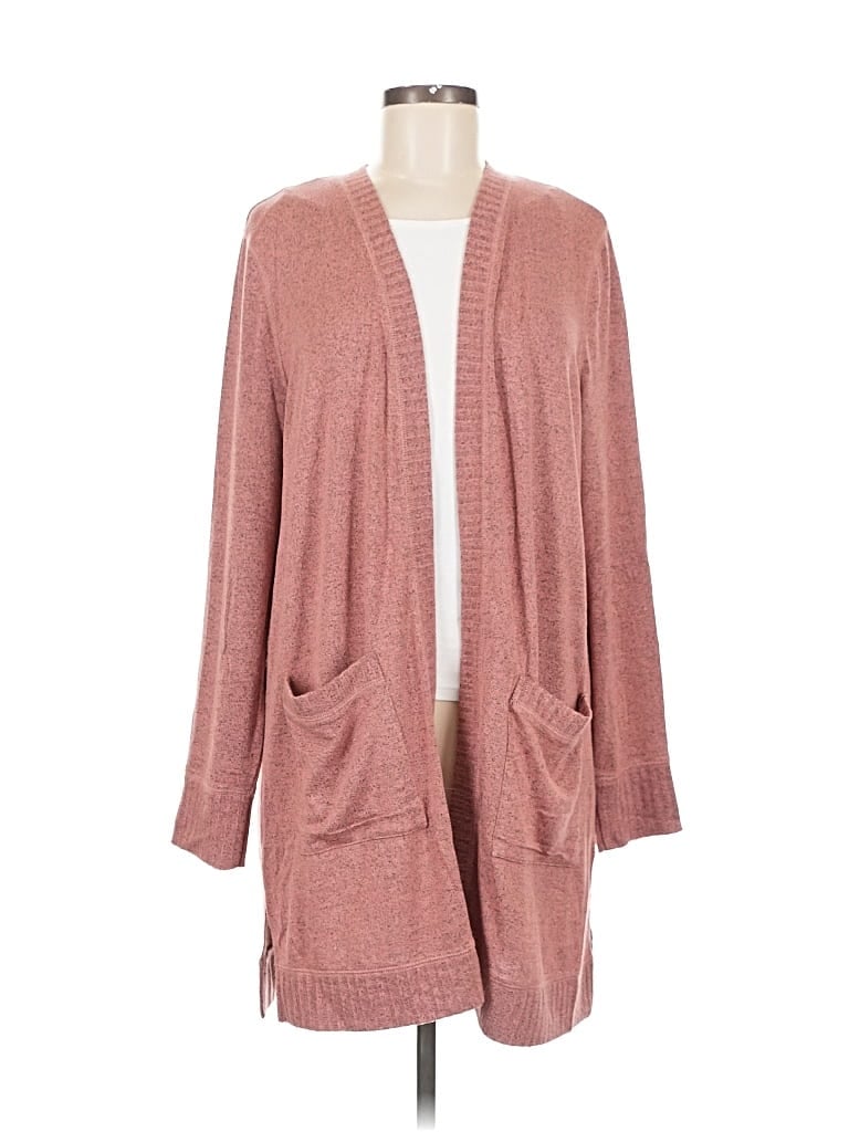 Pre-owned Belle By Kim Gravel Cardigan Sweater In Pink