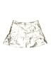 TCEC 100% Polyurethane Metallic Silver Gold Casual Skirt Size M - photo 2