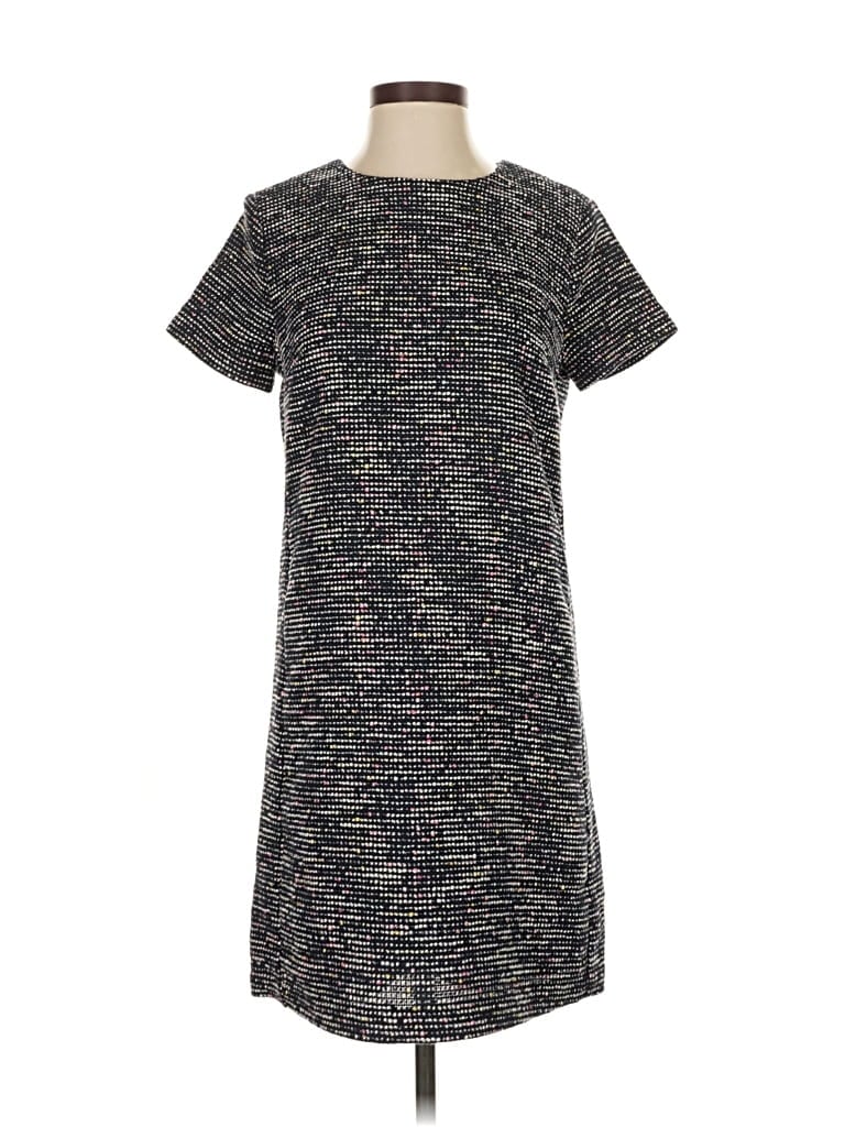 Pre-owned Ann Taylor Loft Casual Dress In Gray