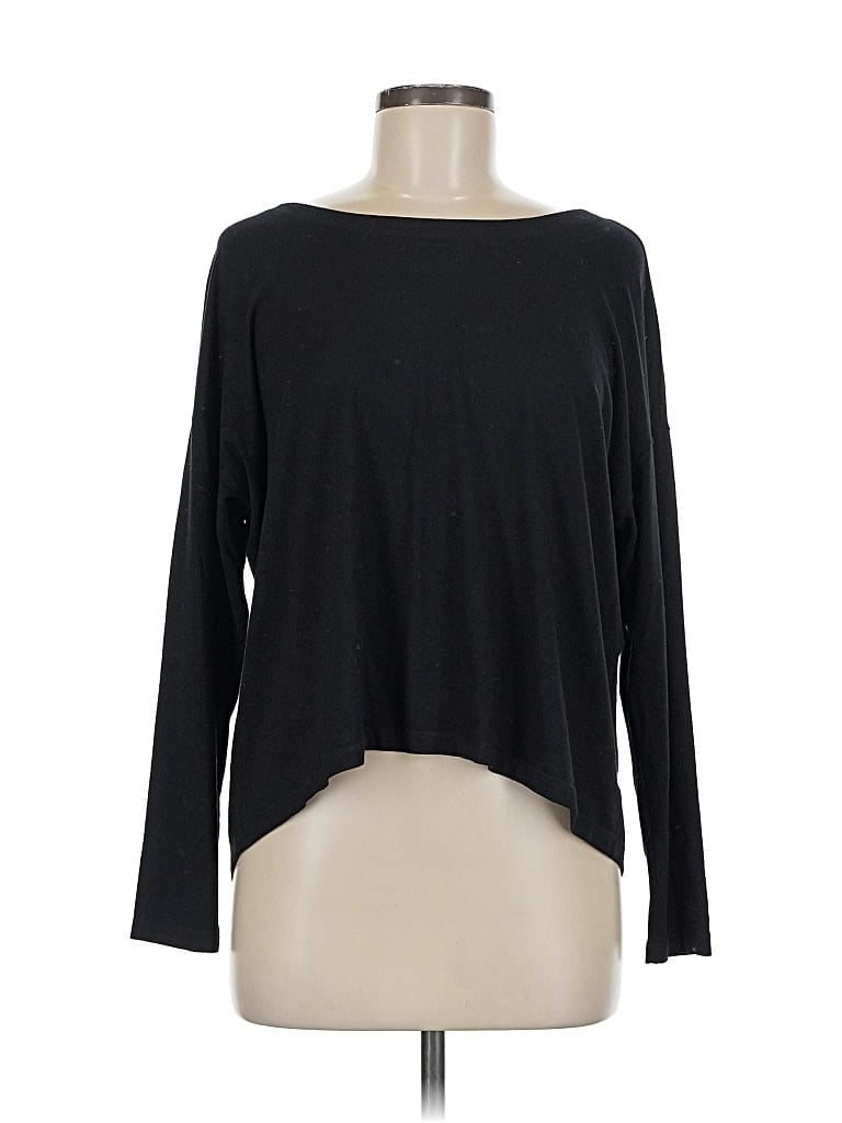 EILEEN FISHER Pre-owned Long Sleeve T-shirt In Black