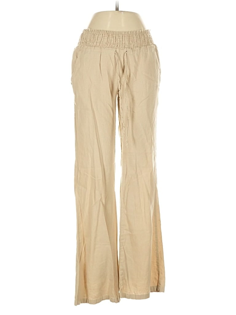 Pre-owned Love Tree Linen Pants In Brown