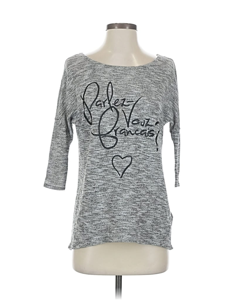 Pre-owned Divided By H&m Pullover Sweater In Gray