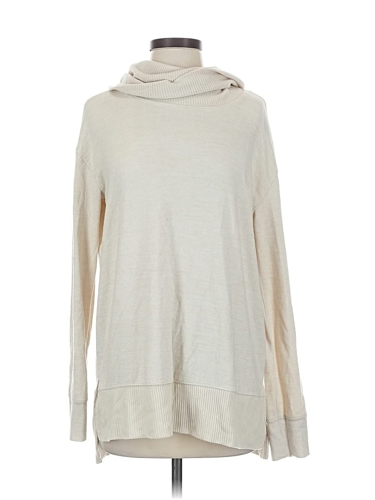 GAP Pre-owned Turtleneck Sweater In White