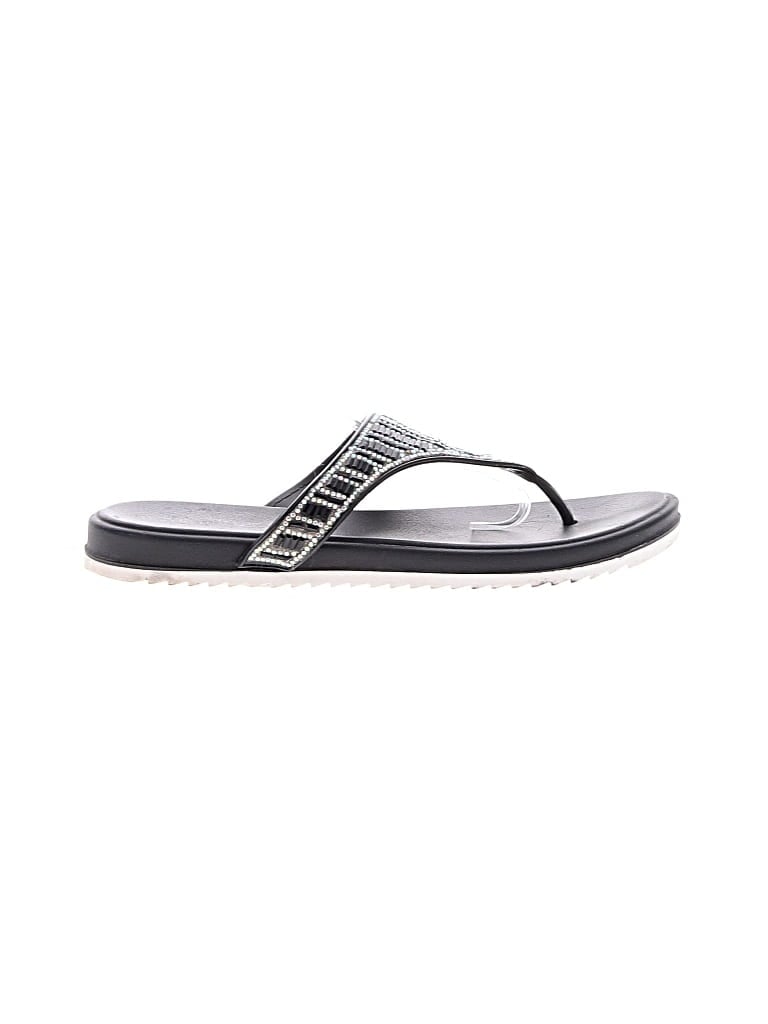 Pre-owned Olivia Miller Sandals In Silver