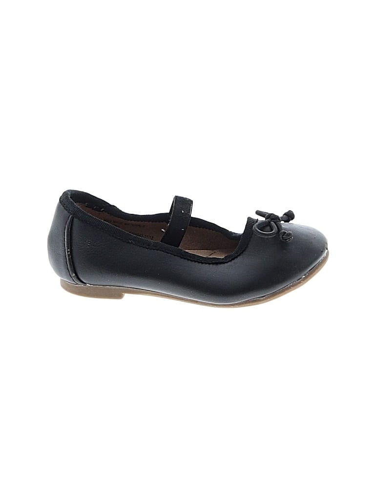 Pre-owned Cat & Jack Kids' Flats In Black