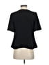 CAbi 100% Polyester Black Short Sleeve Blouse Size XS - photo 2