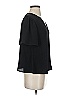 CAbi 100% Polyester Black Short Sleeve Blouse Size XS - photo 4