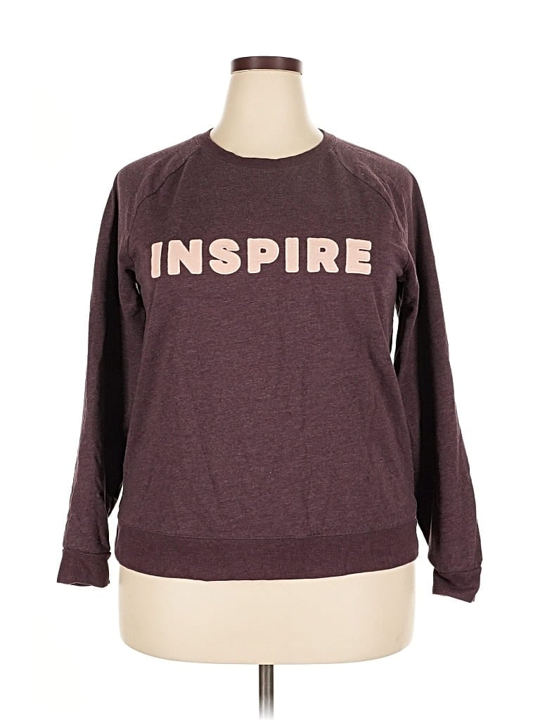 Pre-owned Sonoma Goods For Life Pullover Sweater In Burgundy