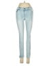 White House Black Market Color Block Blue Jeans Size 0 - photo 1