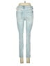White House Black Market Color Block Blue Jeans Size 0 - photo 2
