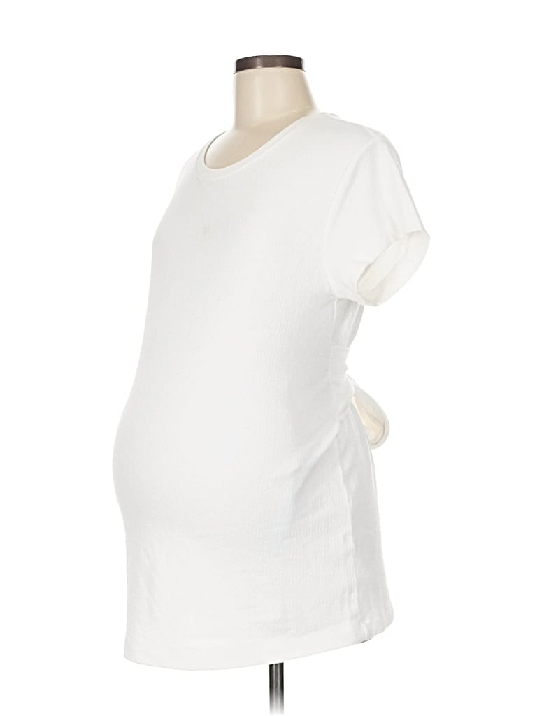 Pre-owned A Pea In The Pod Casual Dress In White