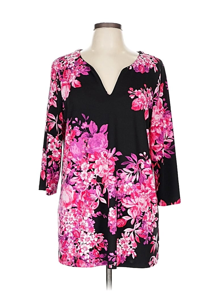 Jules & Leopold 3/4 Sleeve Blouse In Multi