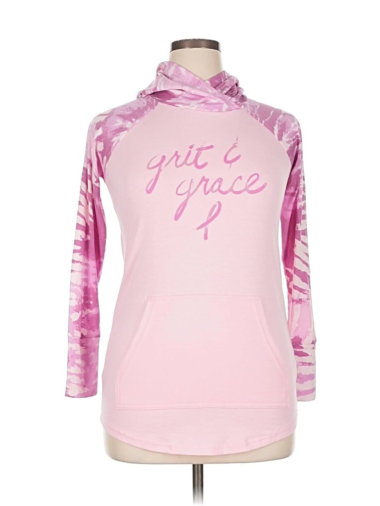 LULAROE Pre-owned Pullover Hoodie In Pink