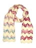 Unbranded Chevron-herringbone Yellow Ivory Scarf One size - photo 1