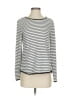 Elle Silver Long Sleeve Top Size S - photo 1