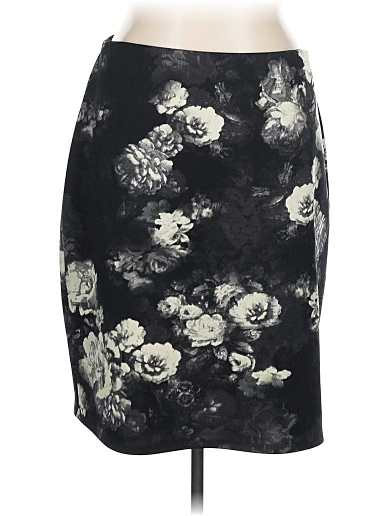 Pre-owned Roz & Ali Formal Skirt In Black