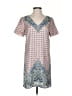 Ann Taylor 100% Polyester Paisley Gray Casual Dress Size XS - photo 1