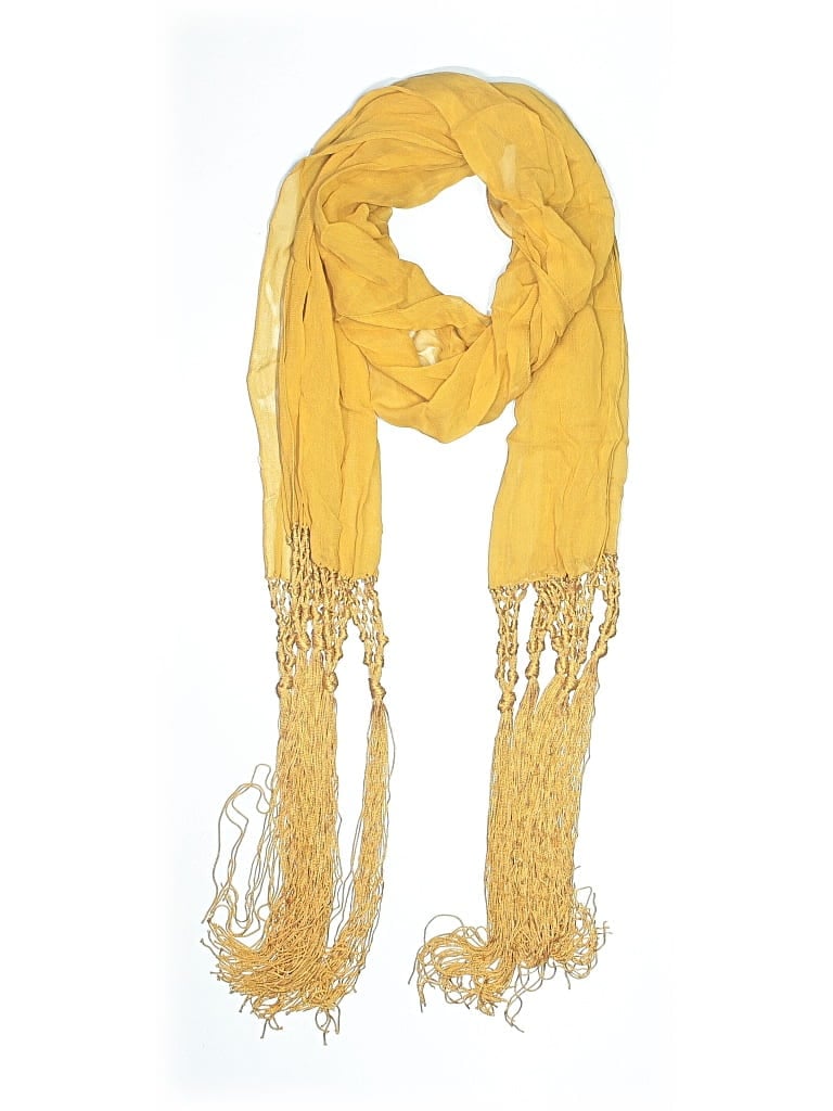 Pre-owned Unbranded Scarf In Orange