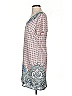 Ann Taylor 100% Polyester Paisley Gray Casual Dress Size XS - photo 5