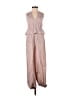 Saylor 100% Cotton Stripes Pink Ivory Jumpsuit Size XS - photo 1