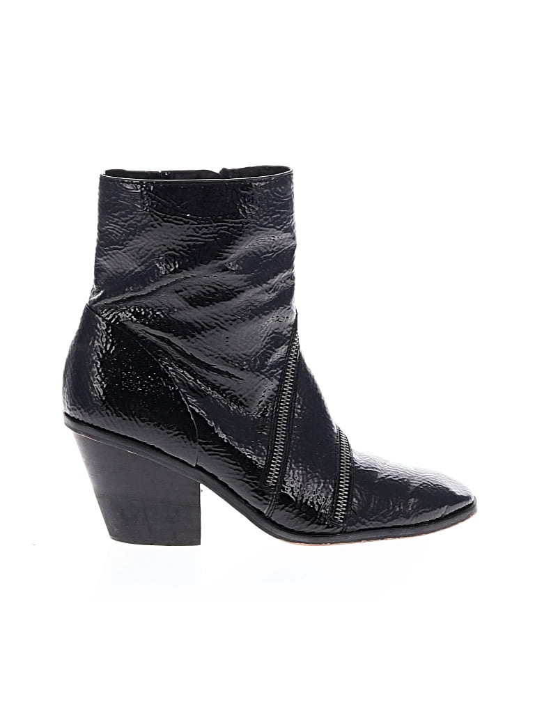 Pre-owned Naked Feet Boots In Black